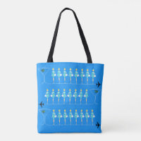 Classic Flight Attendant All-Over Print Tote Bag