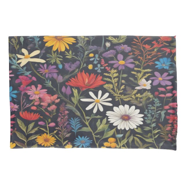 Classic Floral #088 - Pillowcase (Front-Left)