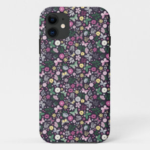 Classic Floral Calico Design iPhone 11 Case