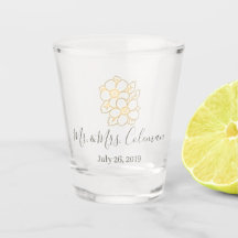 Classic Floral - Custom Shot Glass