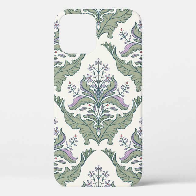 Classic floral damask seamless pattern Case-Mate iPhone case (Back)