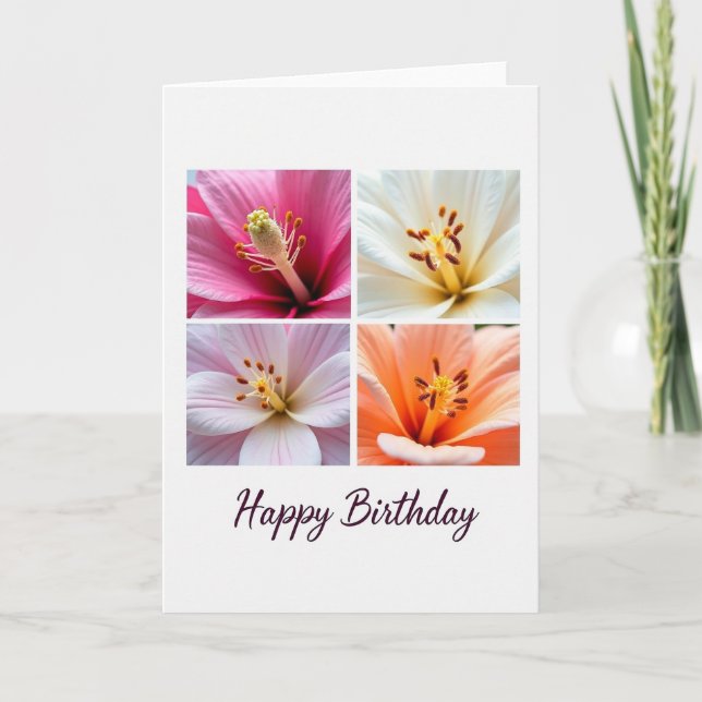 Classic Floral Expression Card (Front)