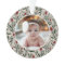 Classic Floral Frame Baby's First Christmas