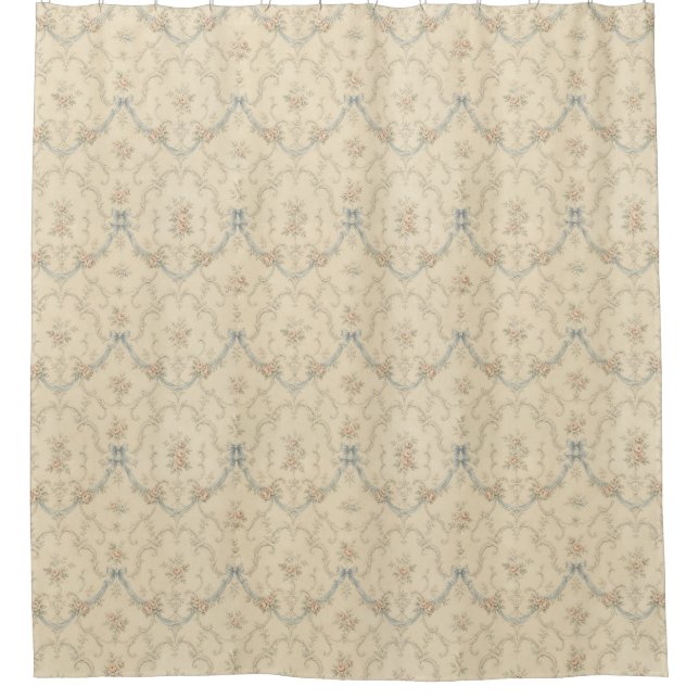 Classic Floral Garland Pattern with Ribbons (Front)