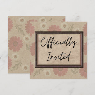 Classic Floral Invitation