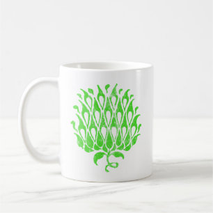 Classic Floral Ornament Botanical Illustration Coffee Mug