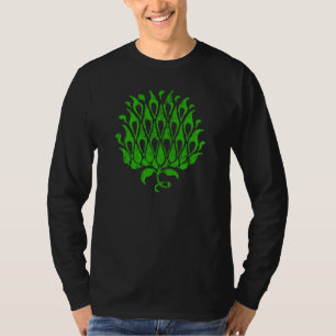 Classic Floral Ornament Botanical Illustration T-Shirt