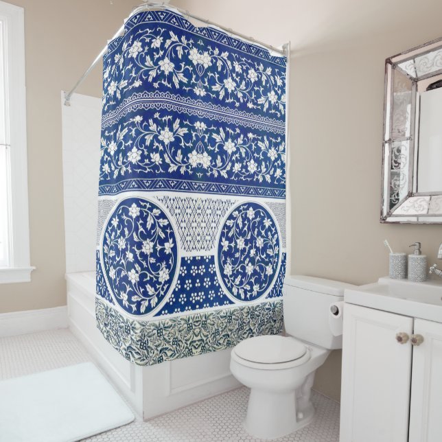 Classic Floral Ornament Print (In Situ)