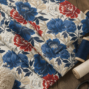 Classic Floral Pattern Fabric