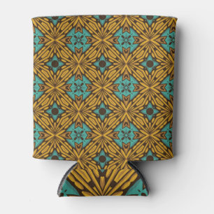 Classic Floral: Timeless Vintage Pattern. Can Cooler