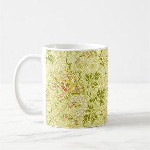 Classic Floral Wallpaper: Old Elegance Coffee Mug