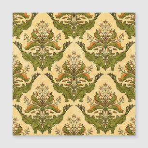 Classic floral wallpaper: stylized damask.