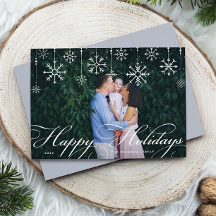 Classic Flourish Holiday Photo Card