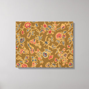 Classic Flower Chintz Pretty Soft Floral Design Canvas Print