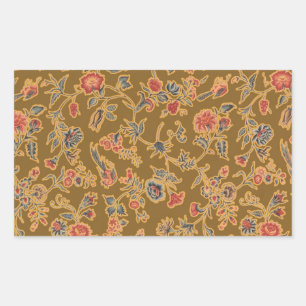 Classic Flower Chintz Pretty Soft Floral Design Sticker