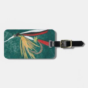 Classic Fly "Trout Fin" Wet Fly Luggage Tag