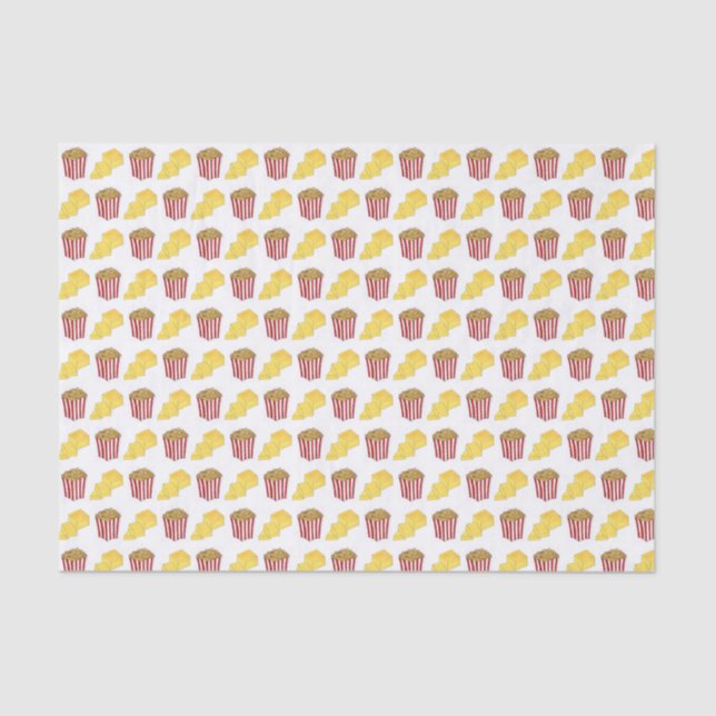 Classic Food Pairing Movie Theatre Popcorn Butter Tissue Paper (Front)