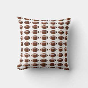 Classic Football Filled Throw Pillow
