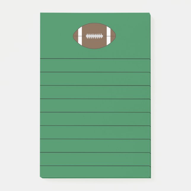 Classic Football Sports Notepad Gift (Front)