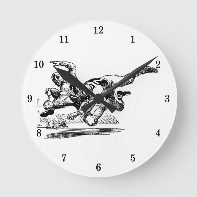 Classic Football Wall Clock (Front)