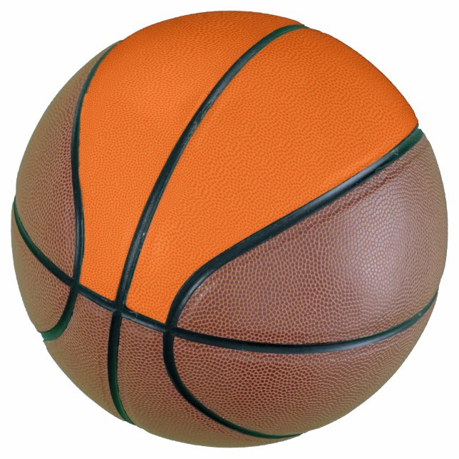 Classic Formal Design on Full-Size Game Basketball (Angled)