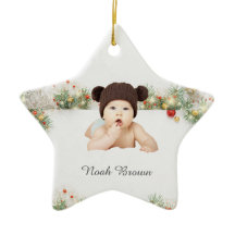 Classic Frame Baby's First Christmas Ornament