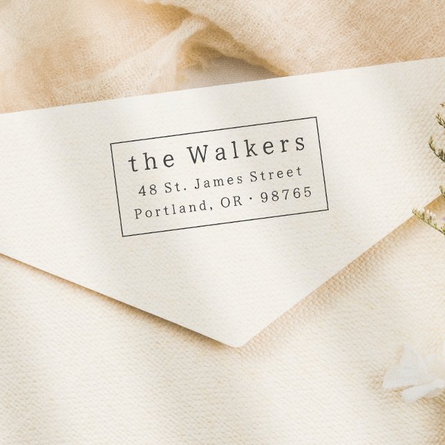 Classic Frame Name & Address Self-inking Stamp (Creator Uploaded)