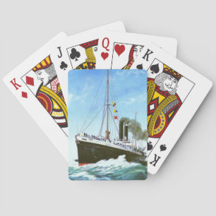 CLASSIC FRENCH MERCHANT STEAMER PLAYING CARDS