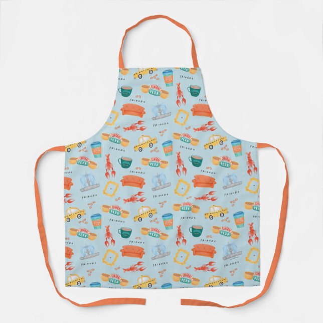 Classic FRIENDS™ Icons Pattern Apron (Front)