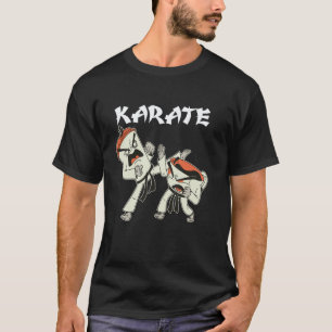 Classic Funny Karate Fighting Tea Cups T-Shirt