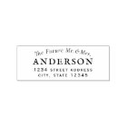 Classic Future Mr Mrs Wedding Return Address