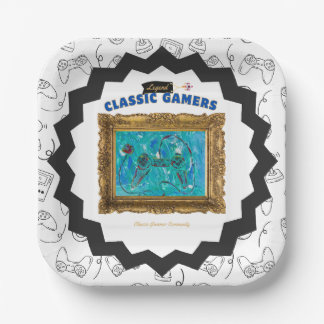 Classic Gamers Birthday Party Cool Play Plates