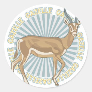 Classic Gazelle Classic Round Sticker
