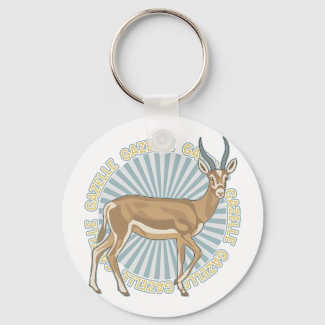 Classic Gazelle Keychain (Front)