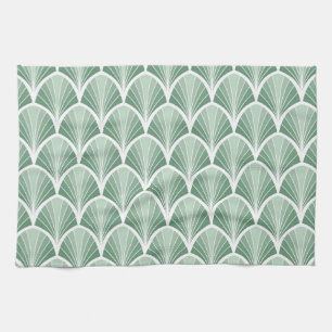 Classic Geometric: Art Deco Seamless Style Kitchen Towel