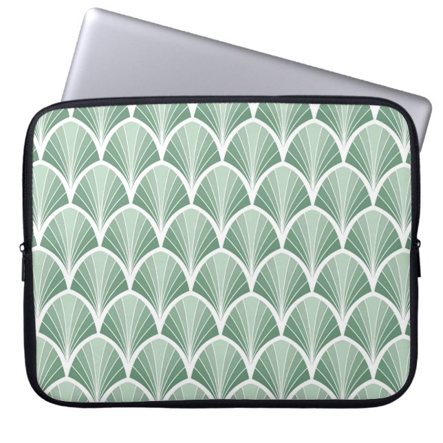 Classic Geometric: Art Deco Seamless Style Laptop Sleeve (Front)