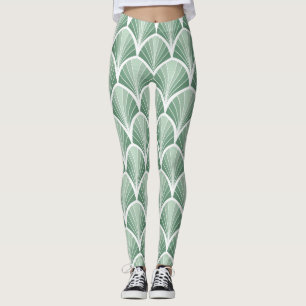 Classic Geometric: Art Deco Seamless Style Leggings