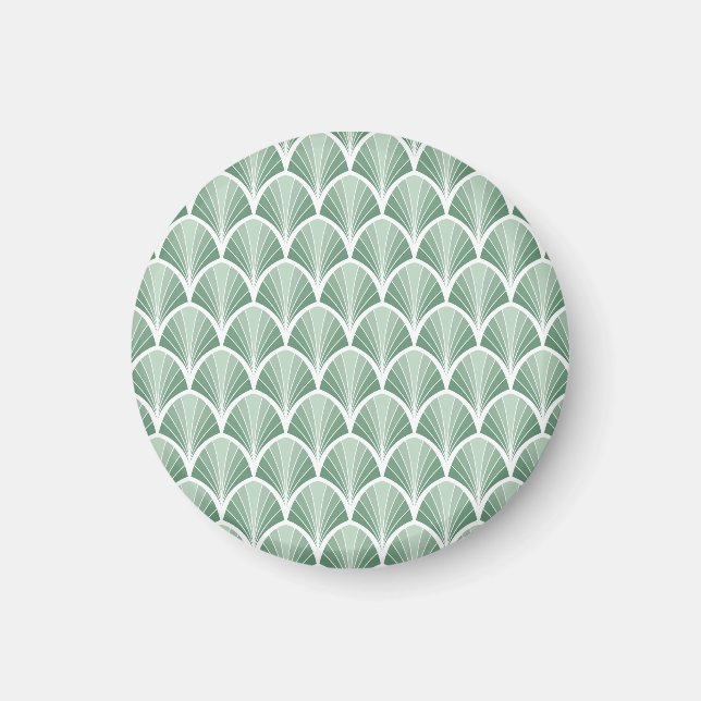 Classic Geometric: Art Deco Seamless Style Magnet (Front)