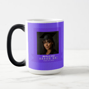 Classic Geometric Print Graduation Party Magic Mug
