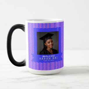 Classic Geometric Print Mom Graduation Gift Magic Mug