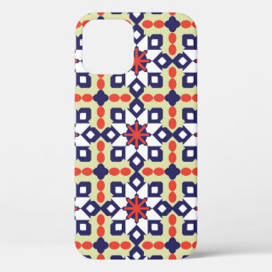 Classic Geometric: Seamless Ornamental Design iPhone 12 Case
