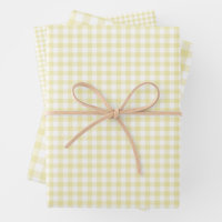Classic Gingham Butter Yellow