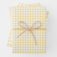 Classic Gingham Canary Yellow