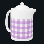 Classic Gingham Check Plaid Pattern Lilac<br><div class="desc">Modern summer trend picnic blanket gingham plaid tartan pattern. Pastel tones aesthetic. Cute gingham design for modern home decor interior design. Colourful boho peach gingham pattern. Pastel gingham home decor and gifts. Pastel lavender purple violet gingham pattern design home decor.</div>