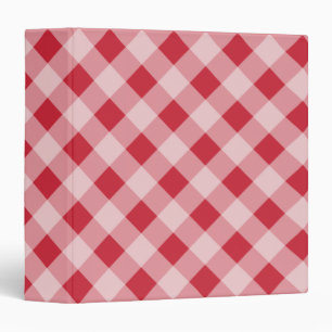 Classic Gingham Cookbook Recipe Binder Gift