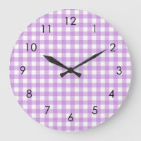 Classic Gingham Plaid Lilac Pastel Aesthetic