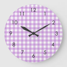 Classic Gingham Plaid Lilac Pastel Aesthetic