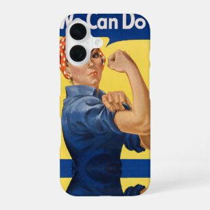Classic Girl Power Empowerment Pop Art Print iPhone 16 Case