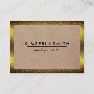 Classic Gold Border Business Card