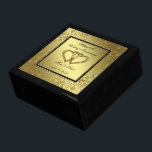 Classic Golden Wedding Anniversary Gift Box<br><div class="desc">A Digitalbcon Images Design featuring a gold colour theme with a variety of custom images, shapes, patterns, styles and fonts in this one-of-a-kind "Golden Wedding Anniversary Gift Box." This colourful and elegant design comes wtih customizable shapes and text lettering to suit your special event. This makes the perfect gift for...</div>